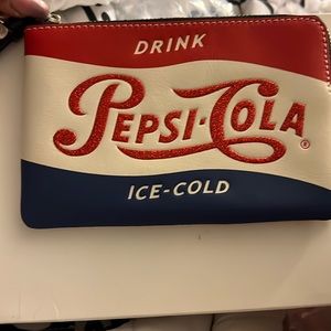 Coach Pepsi cola wallet/wristlet. Beautiful leather